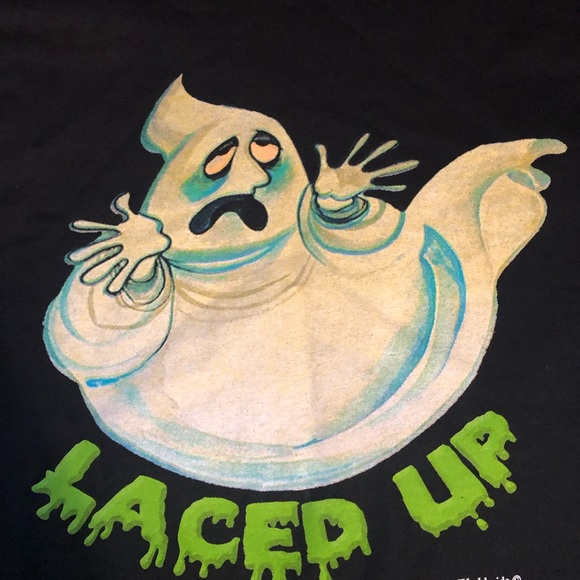 Laced up long sleeve ghost tee size:M - Picture 2 of 3